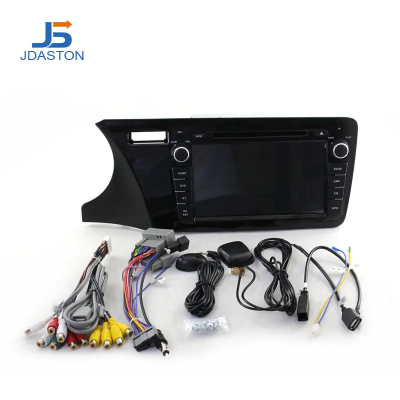JDASTON 9&quot Android 11 Car DVD Player For Honda CITY 2014 2015 2016 2017 Multimedia GPS Navigation 2 Din Radio Stereo Audio | Автомобили