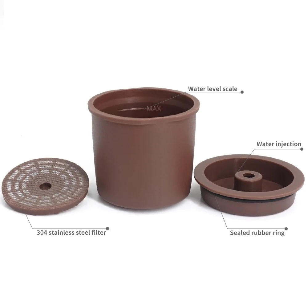 Многоразового использования Пластик Кофе капсулы для illy кофемашина с 1Pc