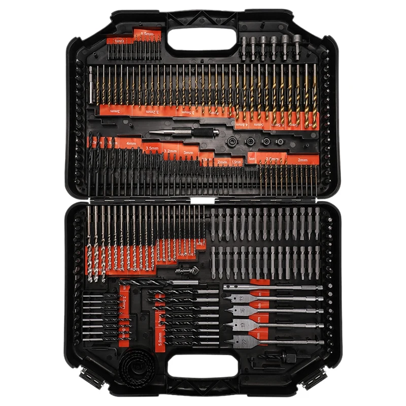 

246PCS Tool Set HSS Drill Bit Set Screwdriver Bits Multifunctional Drill Bit Set Car Repair Set Of Tool Instruments