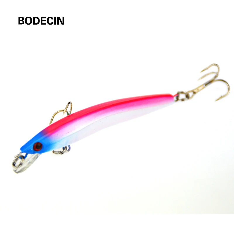 5 шт. приманки для ловли карпа жесткие приманка в виде гольяна 8 см 5G 6 # крючки