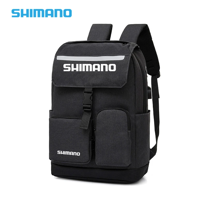 

Рюкзак Shimano мужской для путешествий, Многофункциональный Холщовый деловой портфель большой вместимости с отделением для ноутбука, для рыба...