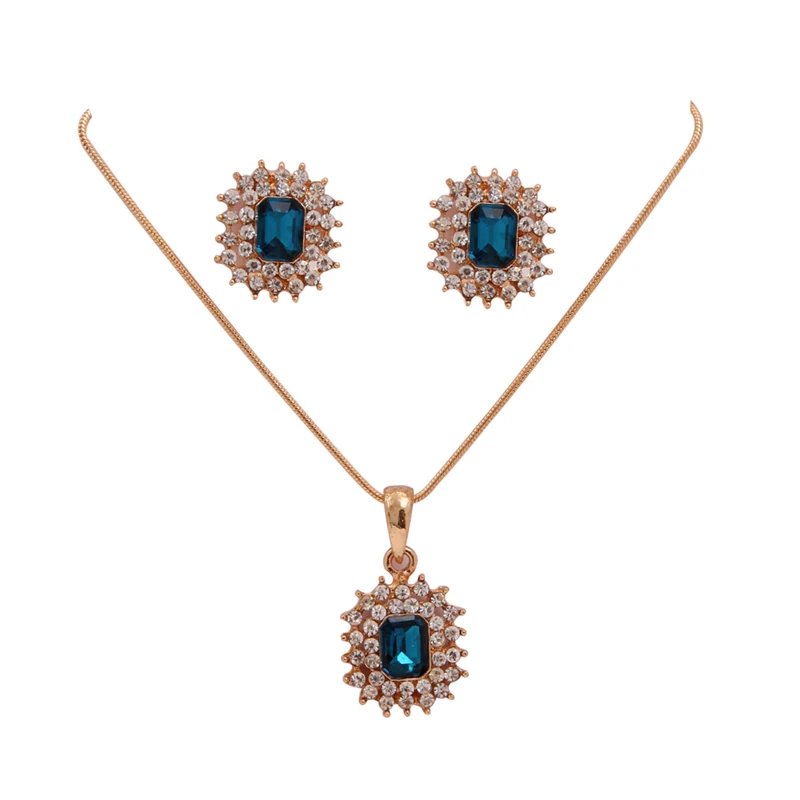 Комплект из колье и серёг австрийского хрусталя|rhinestone jewelry set|necklace earring setearrings set |