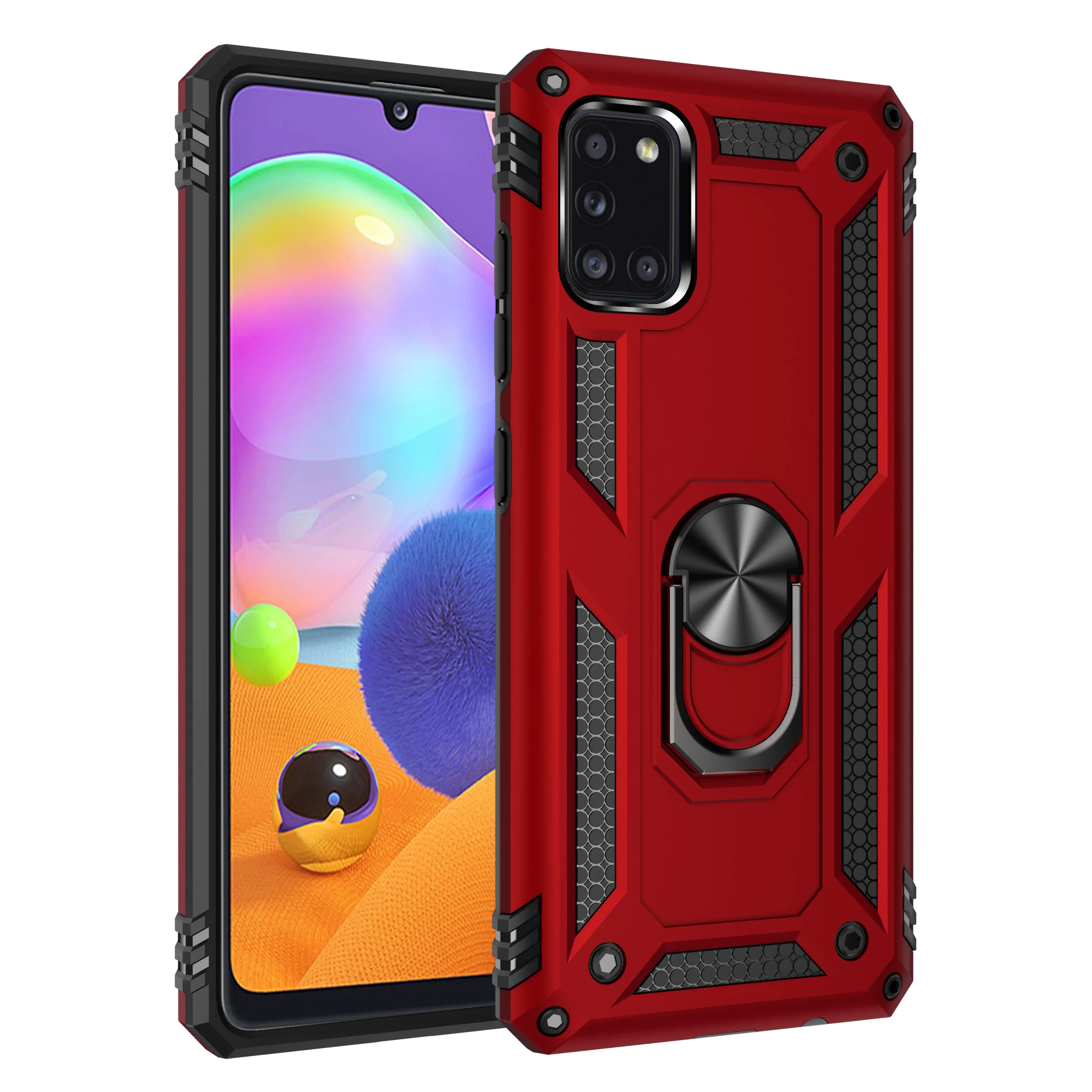 

Armor Phone Case For Samsung Galaxy A10S A20S A51 A71 4G 5G M40S A81 A91 M60S M80S A21 A31 A11 A41 Anti-fall Shockproof Cover