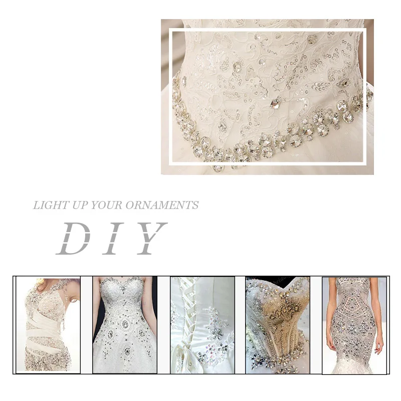 Высококачественные Стразы с серебристым/золотистым/розовым золотистым дном