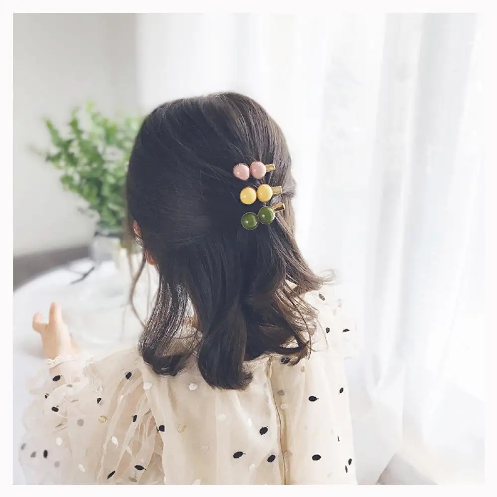 Элегантная простая заколка для волос в стиле знаменитостей девушек конфетного