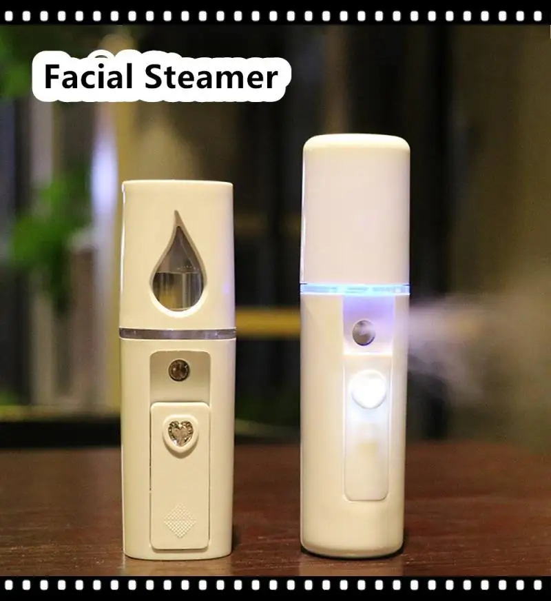 Зеркальный увлажняющий отпариватель для лица 20 мл нано-спрей USB-распылитель