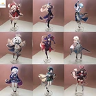 Модель персонажа игры Genshin Impact, вставная пластиковая карточка, акриловая фигурка Paimon