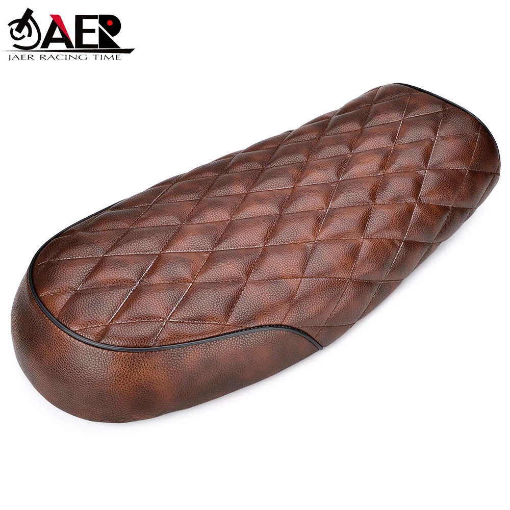 JAER универсальный мотоцикл горб винтажное седло кафе гонщик сиденье для Suzuk Yamah Honda