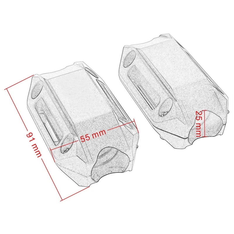 Защита двигателя мотоцикла бампер декоративный блок модифицированный 25 мм Crash Bar
