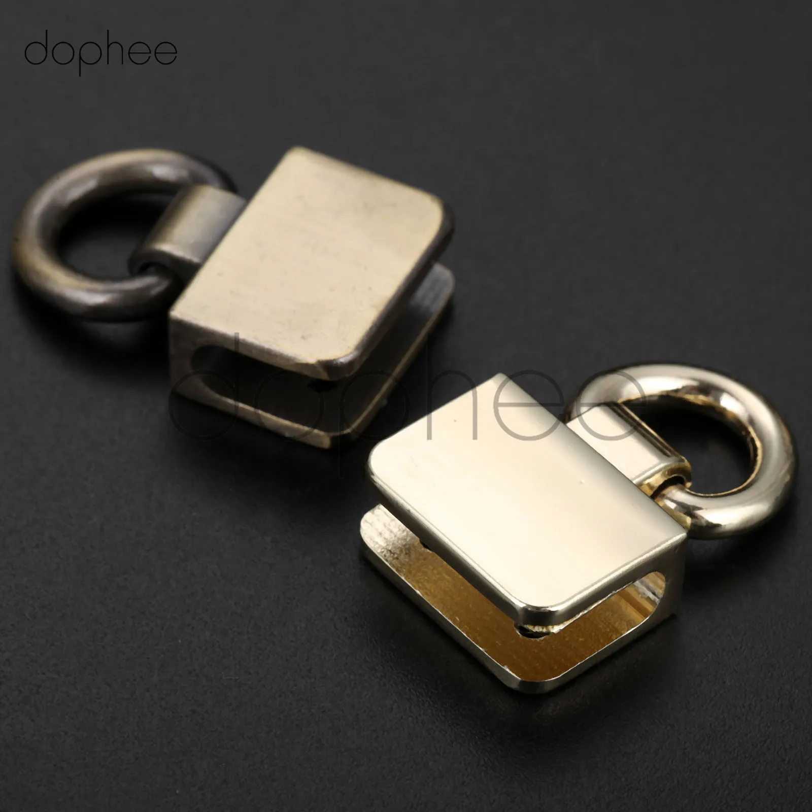 Dophee 2 шт. Meetee металлические круглые D-образные кольца боковая пряжка сделай сам