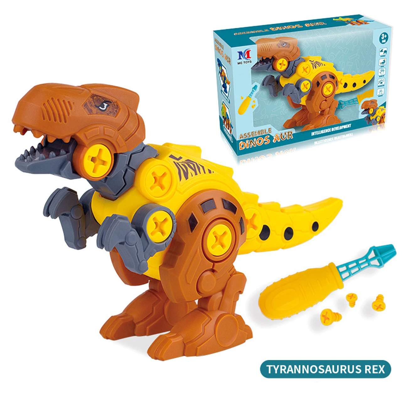 

Обучающий DIY разборный динозавр Монтессори модель игрушечный набор винт фотоголоволомка Игрушки Строительный набор для детей мальчиков
