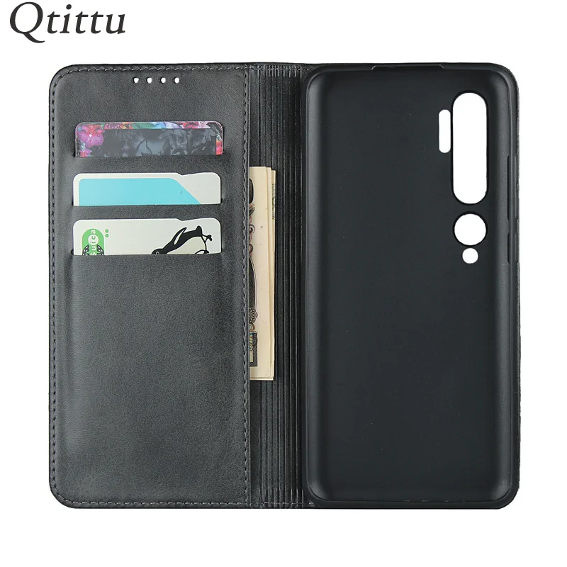 Чехол для телефона Xiaomi Mi Note 10 Pro роскошный винтажный кожаный магнитный чехол из