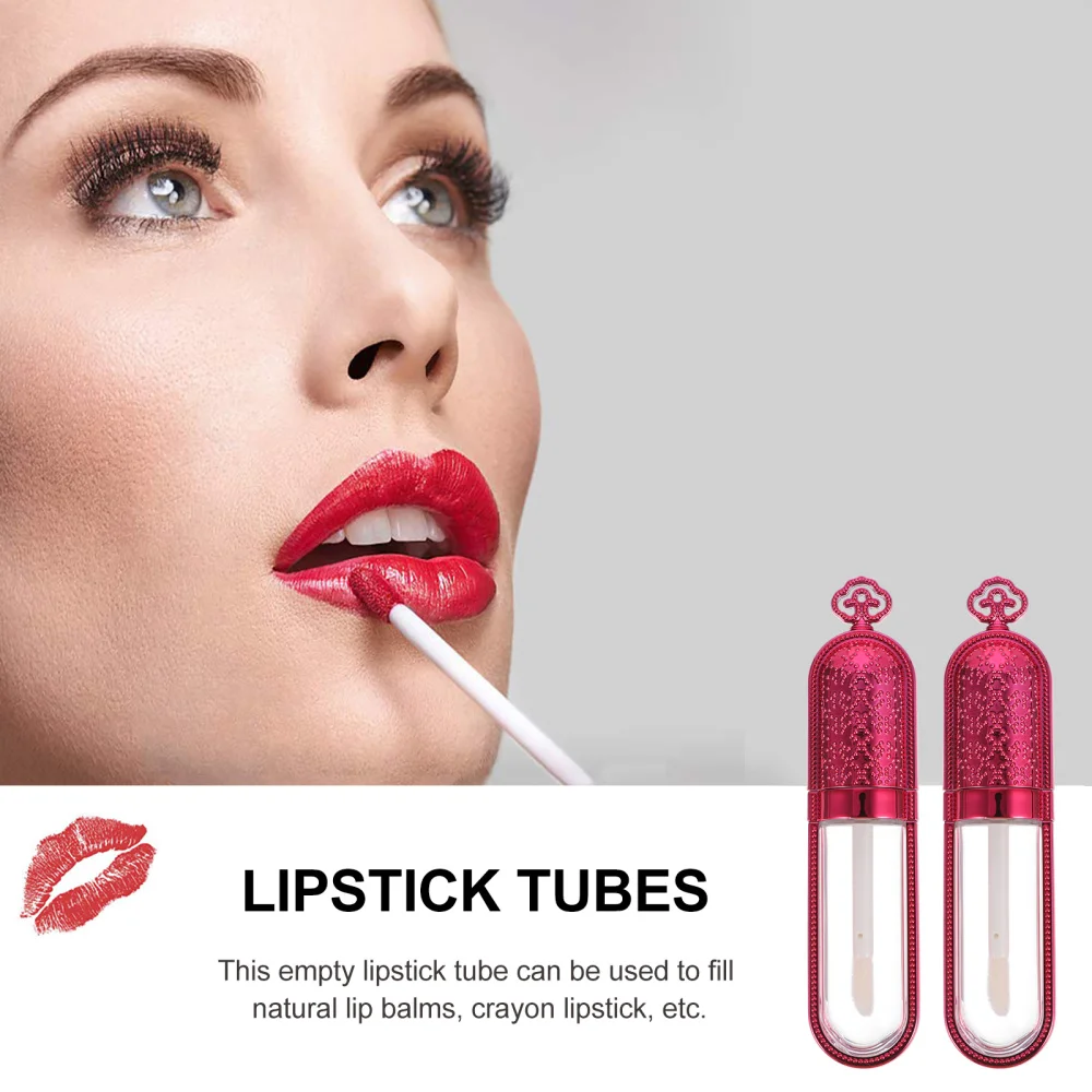 

13pcs Creative Lipstick Lip Gloss Tubes Empty Delicate Lip Balm Bottles