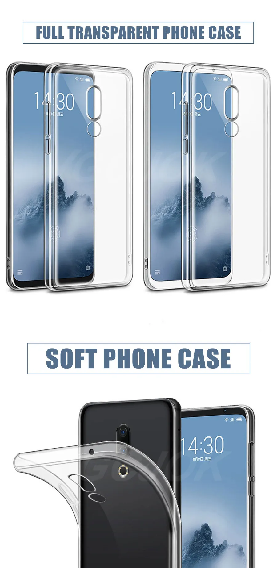 Прозрачный мягкий чехол для Meizu 16 Ом 16th 16X16 S 15 Lite M3 M5 M6 Note 8 9 M5S M5C M6S Pro 6 7 Plus M8 X8 прозрачный силиконовый чехол