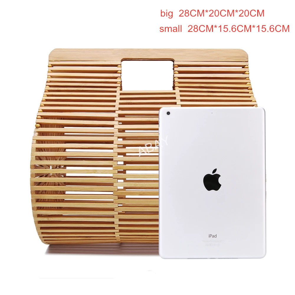 Новинка 2021 плетеная Сумка из бамбука ins Женская эллиптическая сумка уличная