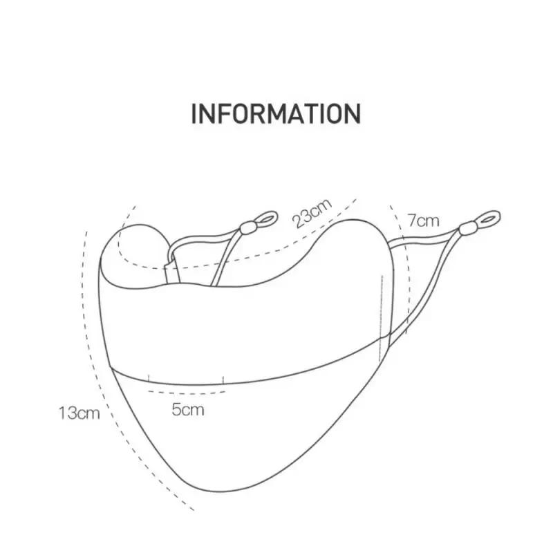 Многоразовая дышащая нейлоновая маска для лица мужчин и женщин регулируемая с УФ