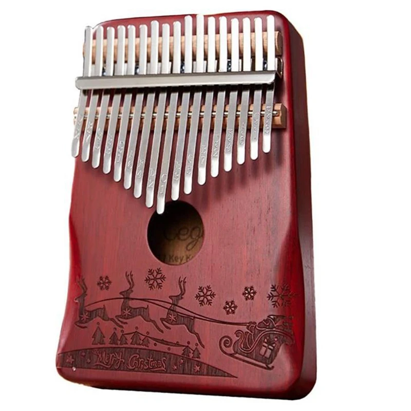 

Cega Kalimba 17 Keys,Kalimba Thumb Finger Piano,Wooden Marimba Christmas Gift For Music Lover,Children,Beginners,Etc