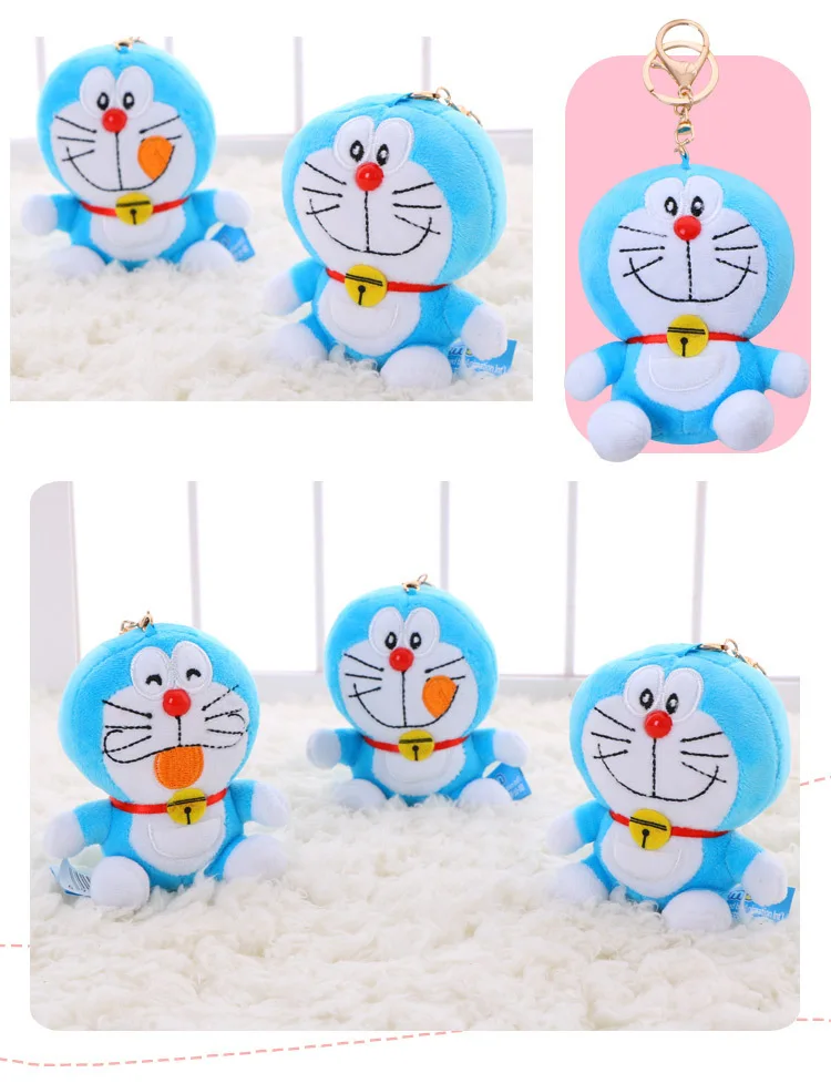 10 см кавайная улыбка Дораэмон Мультяшные плюшевые игрушки кукла Модный Аниме