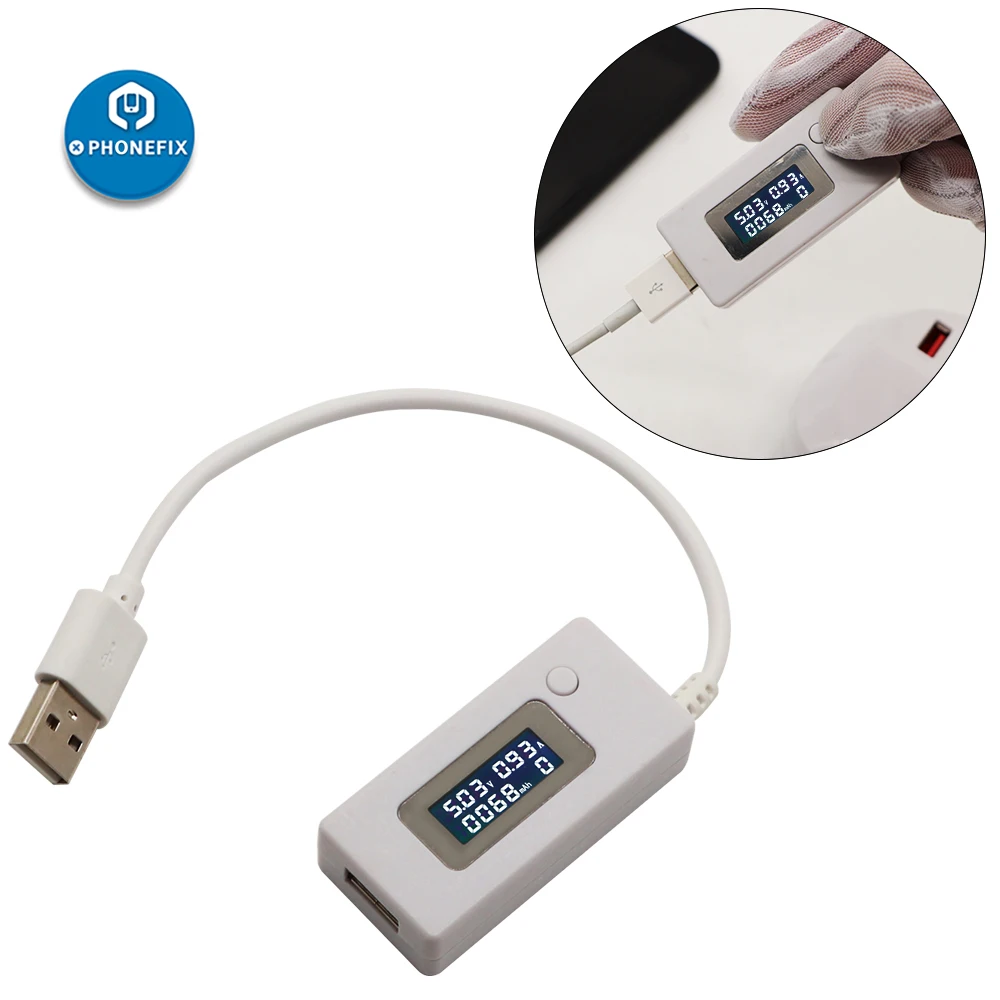 Цифровой USB тестер вольтметр амперметр постоянного тока измеритель напряжения и