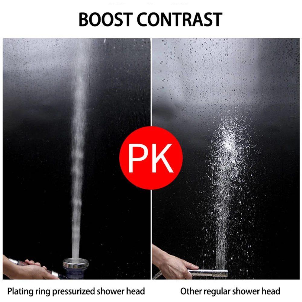 water saving 3 modes bath shower adjustable jetting shower head high pressure for shower head novelty shower filter for bathroom free global shipping