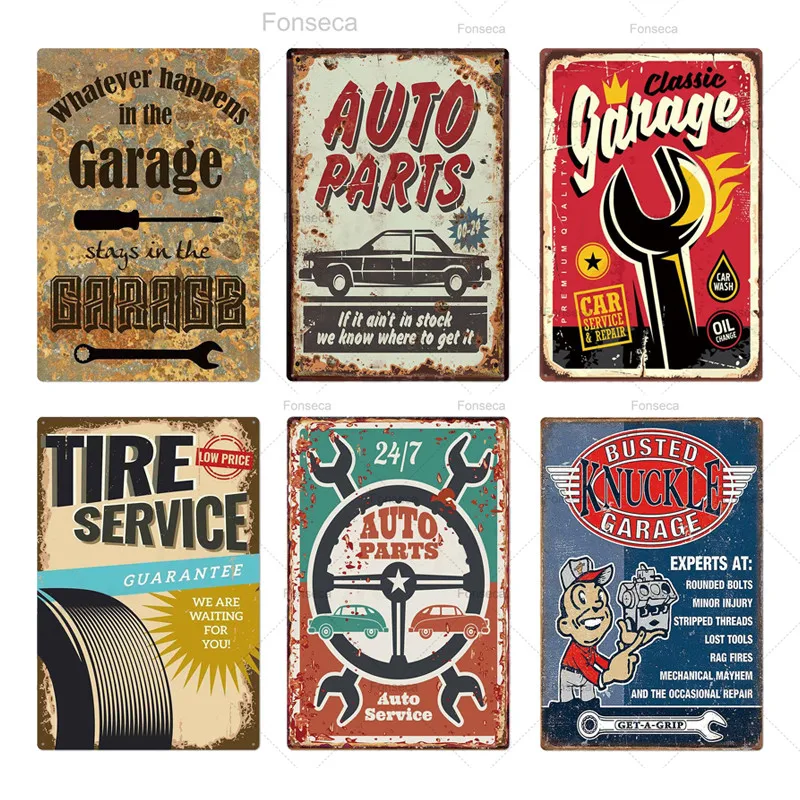 Гараж металлический знак доска Металл Винтаж DAD'S Ретро металлическое олово