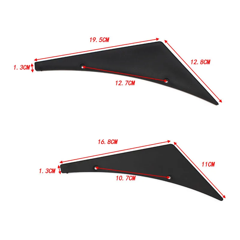 Передний бампер разделитель для губ ребра спойлер тела Canards валентный подбородок