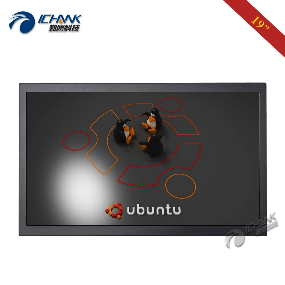 ZB190TC-V59L2/1" дюймов 1440x900 16:10 широкоформатный HDMI VGA USB поддержка Linux Ubuntu Raspbian Debian сенсорный ЖК-экран ПК монитор