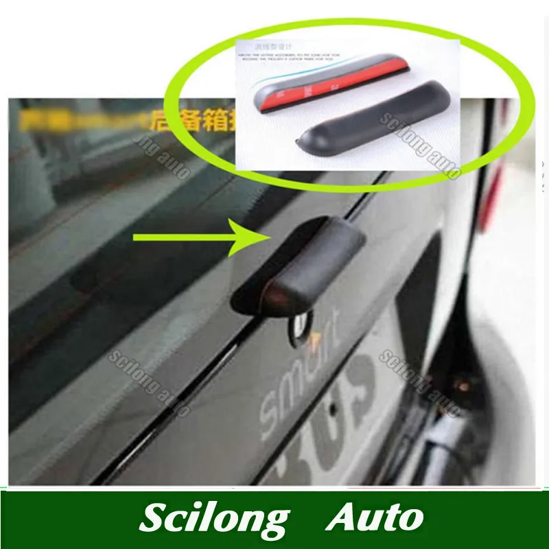 Стайлинг автомобиля ручка заднего багажника из АБС отделка стекла модификация