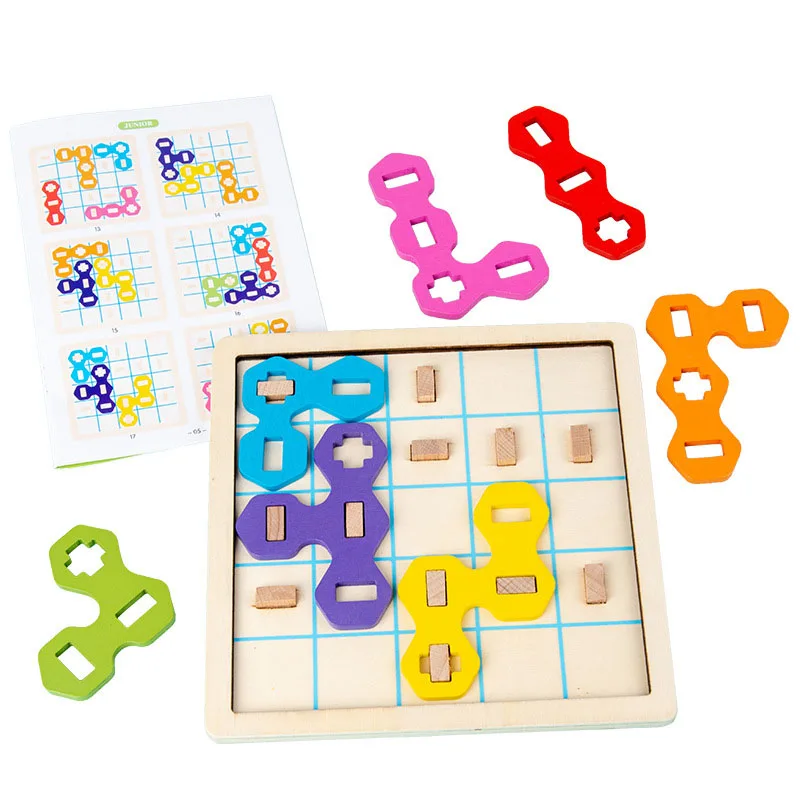 

Bee Nest Tetris Puzzle Wooden Level 5 Difficulty 60 Children'S Intelligence Development Brain Burning Toys