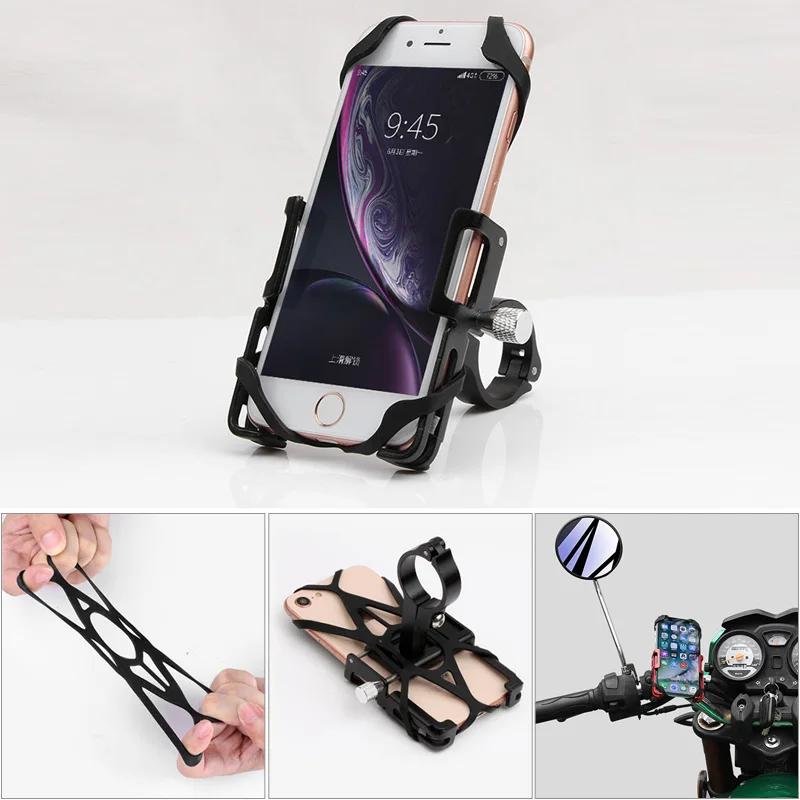 gub p10 aluminum alloy bicycle mobile phone holder for electric bike motorcycle m365 enhanced four claw design phone stand mount free global shipping