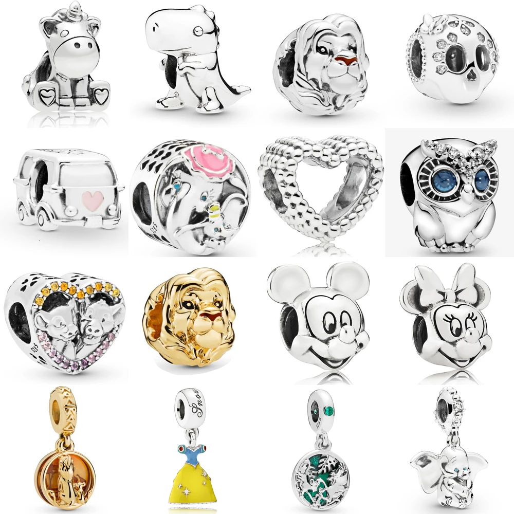 Подлинная летняя 925 пробы Серебряная обезьяна Лев пятнистый принцесса дикие