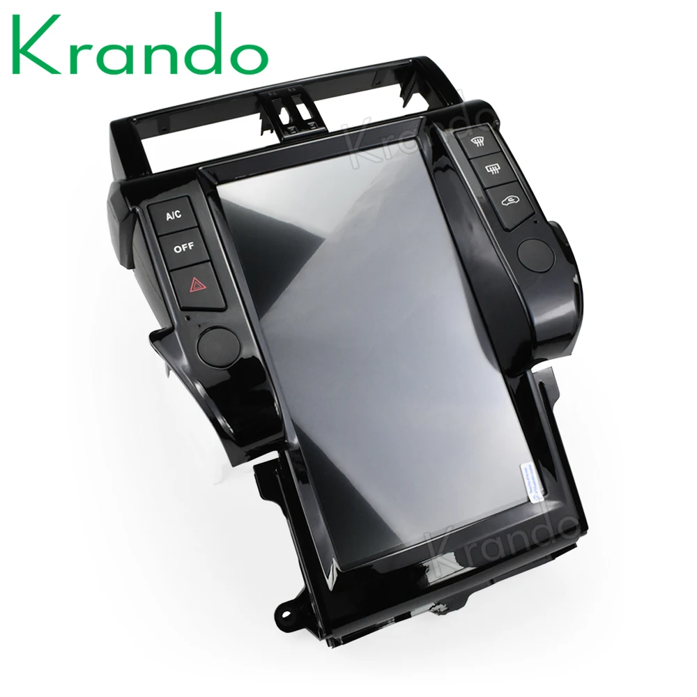 Krando Android 8,1 13," вертикальный экран Автомобильный Радио плеер gps для Toyota Prado 150 2010-2013 gps навигация Мультимедийная система