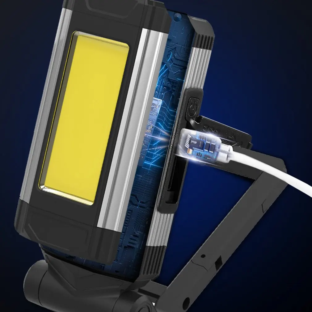 

K011 Series A Type Folding LED Work Auto Repair Light USB Rechargeable Repair Light Multi-function COB Glare Flashlight