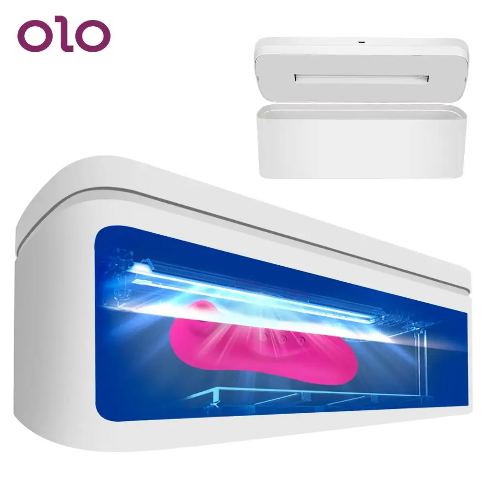 Коробка для хранения УФ-дезинфекции вибратор фаллоимитатор Стерилизация и