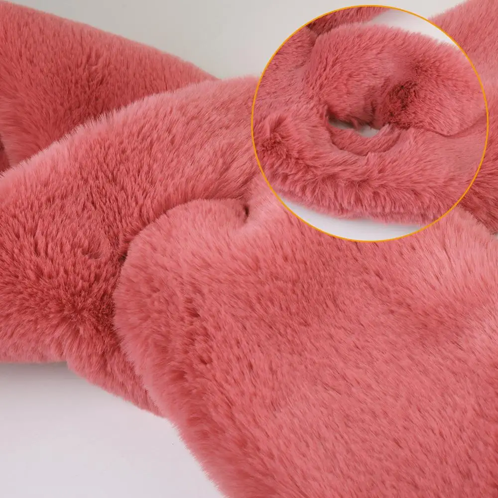 Женский зимний шарф из искусственного меха | Аксессуары для одежды