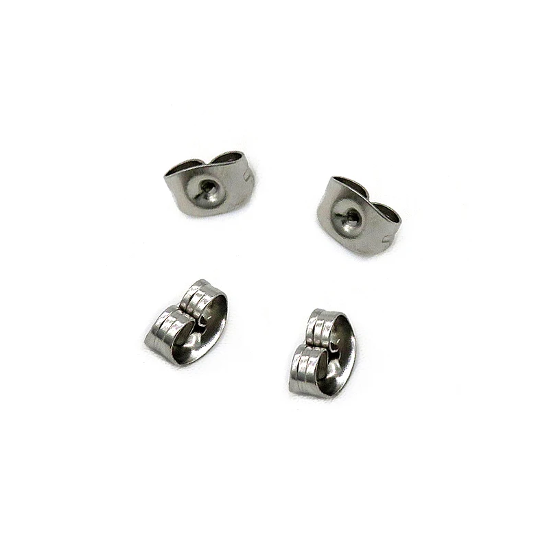 Пустая основа для сережек гвоздиков из нержавеющей стали с кабошоном размером 3 14