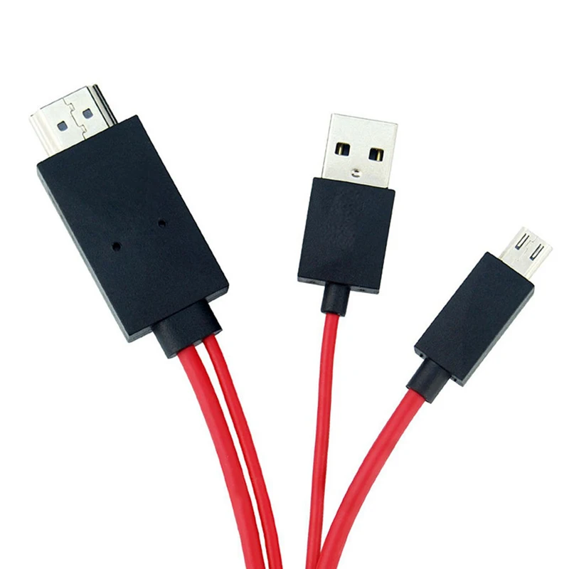 Адаптер Micro USB к HDMI совместимый с адаптер 1080P HD TV кабель для телефона Samsung Galaxy S5 S4 S3