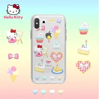hello kitty case for iphone 1313pro13promax13minxxrxsxsmax1112pro12mini lovely transparent phone case cover