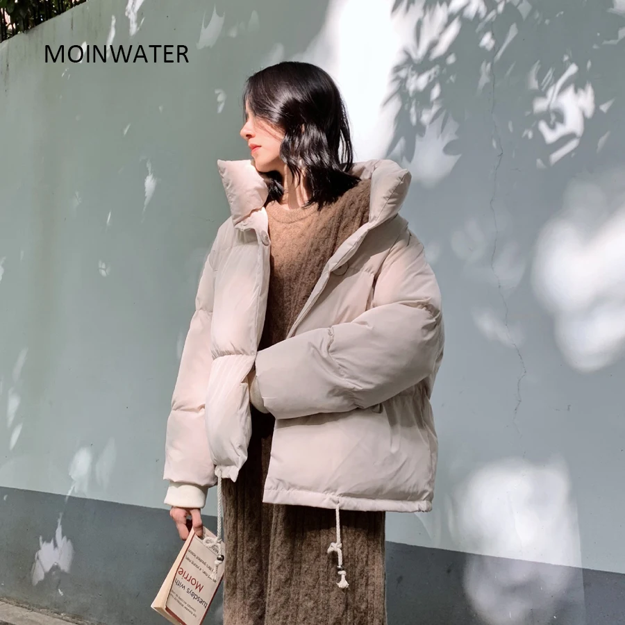 MOINWATER Women New Thick Winter Coats Lady Fashion Warm Jacket Female High Street Outerwear MC2001