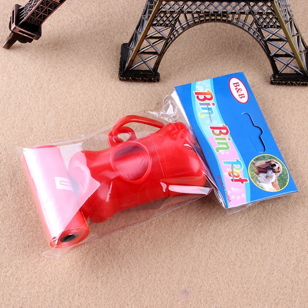 Набор мешков для уборки домашних животных держатель мусорных пакетов