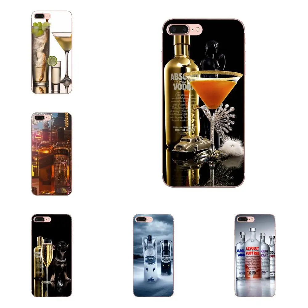Art Luxury glass of wine Phone Case Alcohol Drinking Vodka For Apple iPhone X XS Max XR 4 4S 5 5C 5S SE 6 6S 7 8 Plus | Мобильные