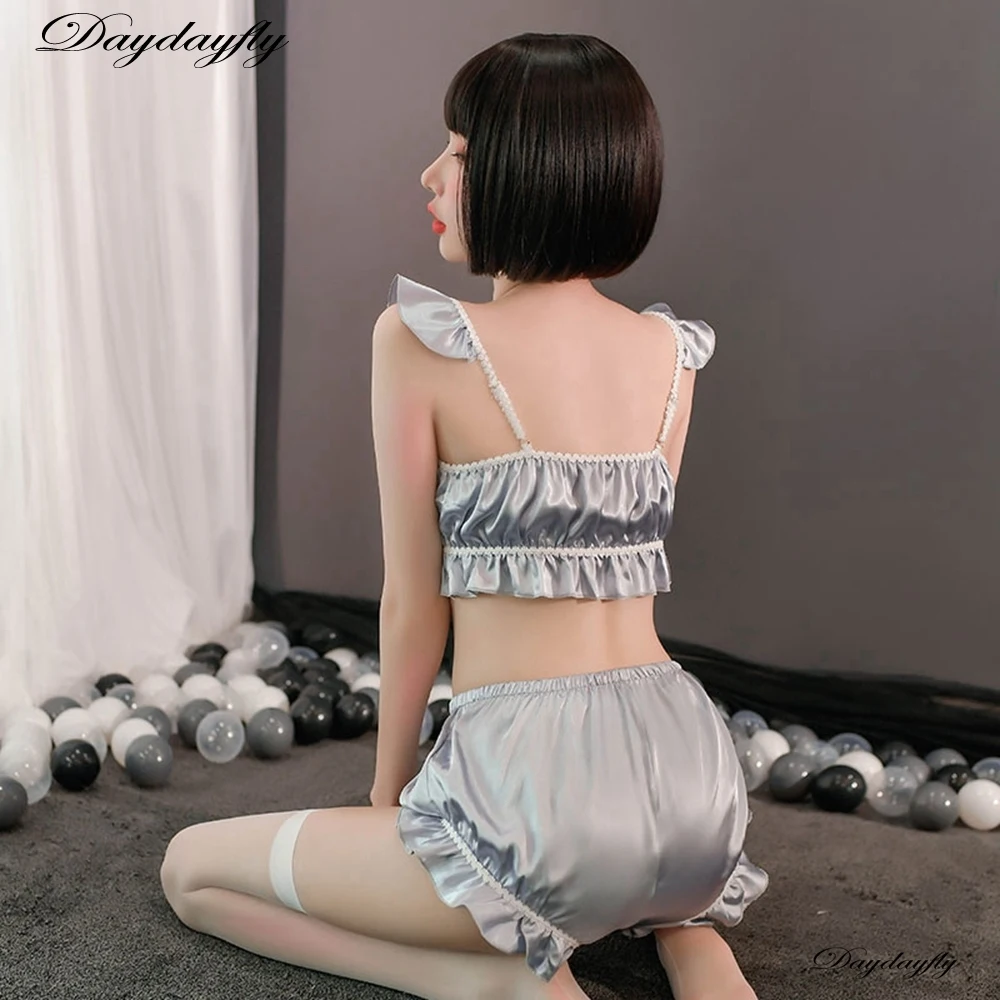 Модный атласный костюм из двух предметов короткие сексуальные наряды для женщин