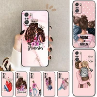 2021 mom and baby phone case for xiaomi redmi 11 lite 9c 8a 7a pro 10t 5g cover mi 10 ultra poco m3 x3 nfc 8 se cover