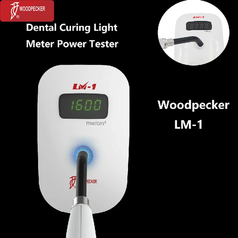 Halogen Curing Light Meter Power Tester Dental Woodpecker LED light curing machine Metering light intensity measurement table