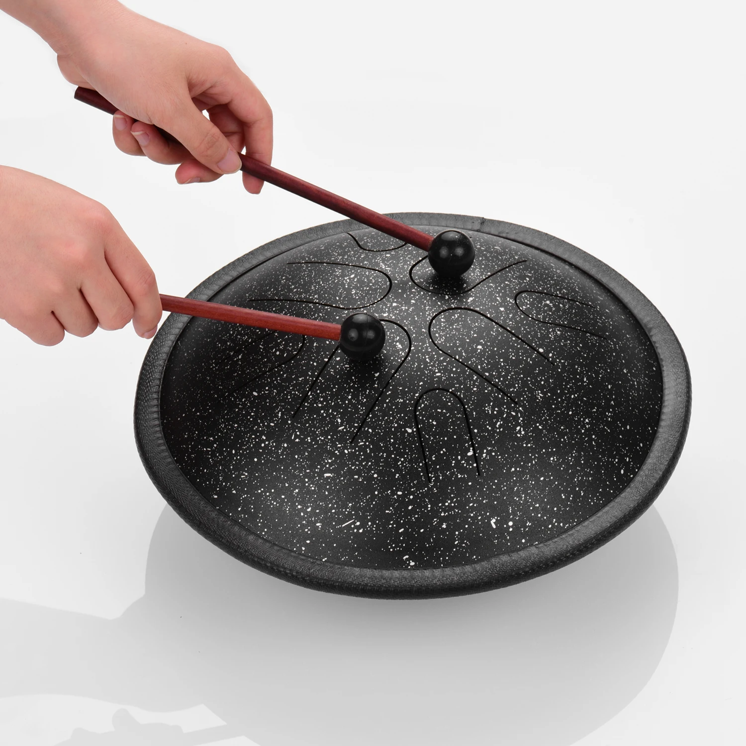 10 дюймов Сталь язык барабан 8 Примечания Handpan барабана для путешествий ударный