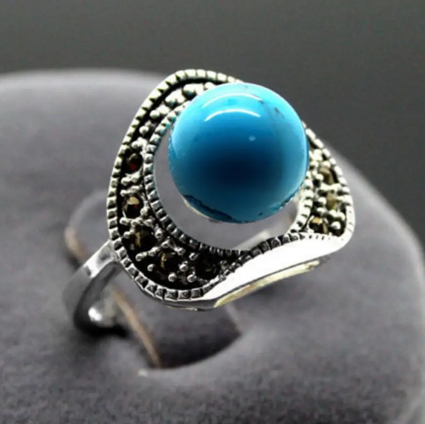 Бижутерия женская из серебра 925 пробы 6 мм|Кольца| |