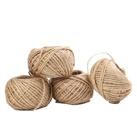 30meterslot 1roll plain jute rope width 1 5mm student creative hand decorated rope tag rope diy gift wrapping party supplies