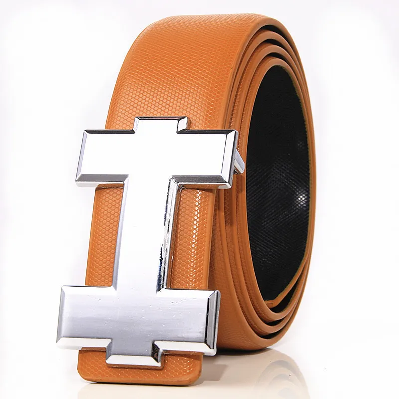 

Hot Selling Men Belt Fashion Alloy Automatic Buckle Belt Business Affairs Casual Decoration Men's Belts Luxury Brand 7 Color