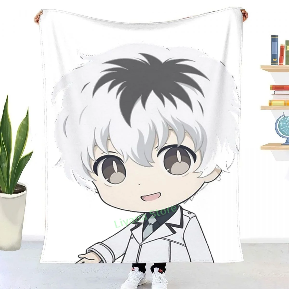 Сасаки хайсе Chibi плед одеяло 3D печать диван спальня декоративное дети взрослые