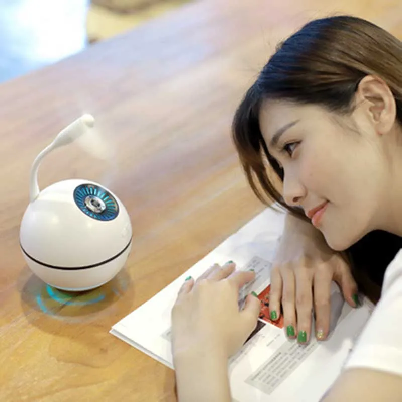 

Space Ball Humidifier Four-In-One Multi Function Mobile Power Small Fan